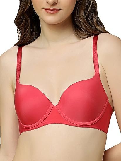 Triumph International Women's Polyamide Padded|Underwire|122I087 T-Shirt Bra With Adjustable Straps|Pack Of 1