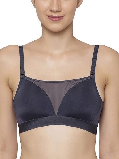 Triumph International Women Polyamide Padded Wire Free Full-Coverage T-Shirt Seamless Bra