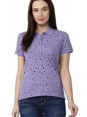 Women Regular Fit T-Shirt - Lavender