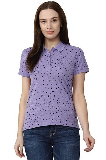 Women Regular Fit T-Shirt - Lavender