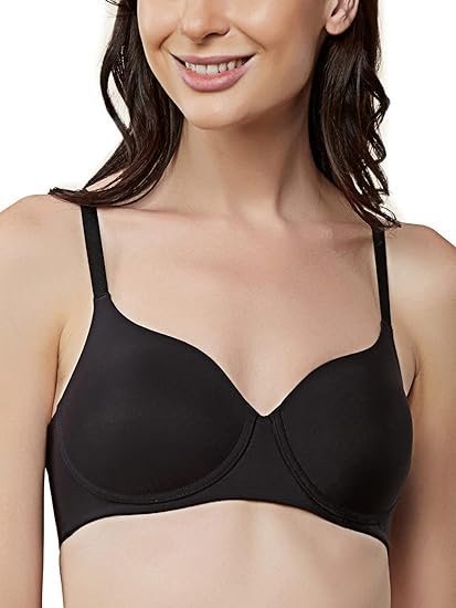 Triumph Women's Spandex, Polyester Padded Wired T-Shirt, Full-Coverage Bra