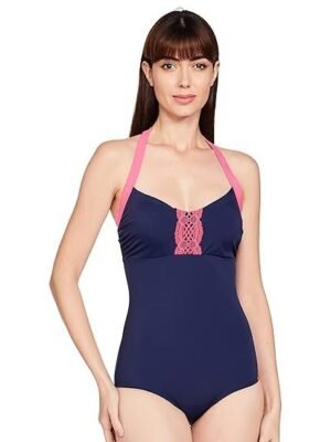 Aante Womens Halter Neck Printed Monokini
