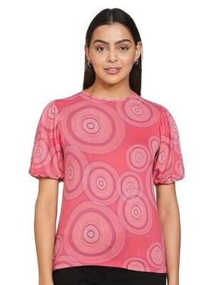 Women's Regular Fit T-Shirt - Pink